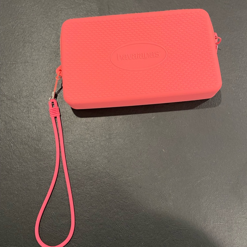 Pink Havaianas water proof rubber case